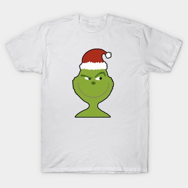 Grinch Minimalist T-Shirt by Vatar